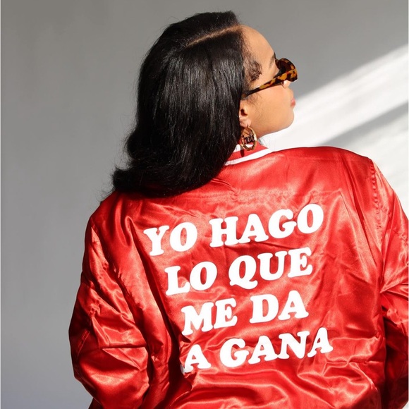 Yo Hago Lo Que Me Da La Gana Bad Bunny Bomber Jacket - Picture 1 of 11